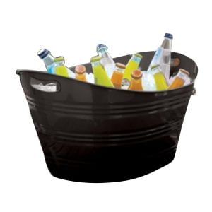Black Plastic Beverage Tub
