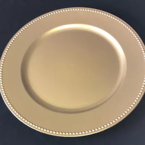 Acrylic Gold Charger