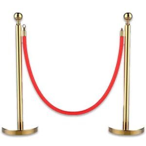 Gold Stanchion Post