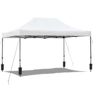 Heavy Duty Popup Tent - 10×15 - White