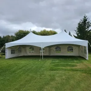 ABSO Rentals 10 High Peak Frame Tent - 20x40 Ft