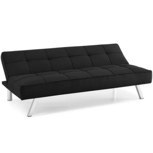 Black Bed Sofa - 6 Ft